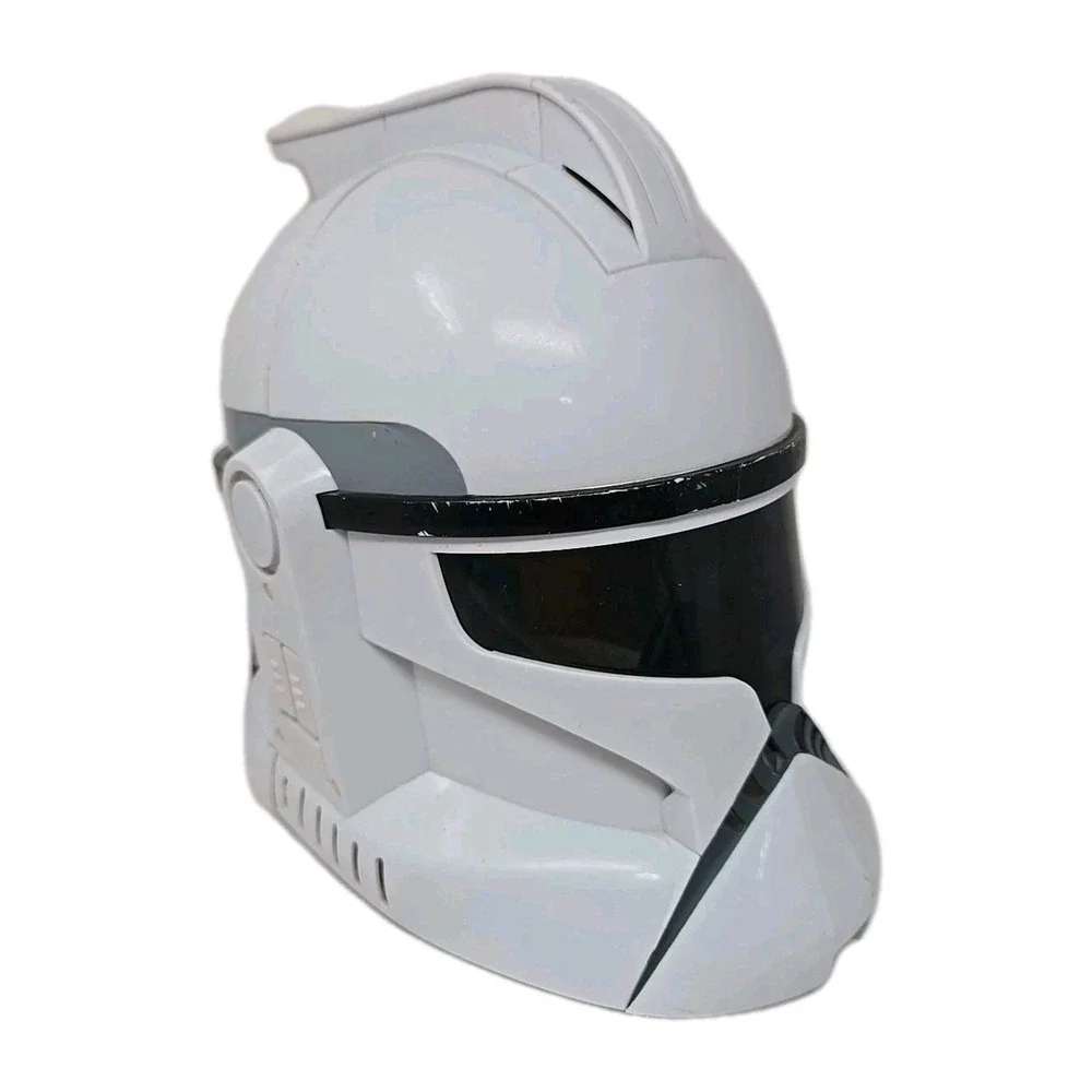 Star Wars Storm Trooper Helmet C042A Hasbro 2008 Talking Voice Changer Works H1b